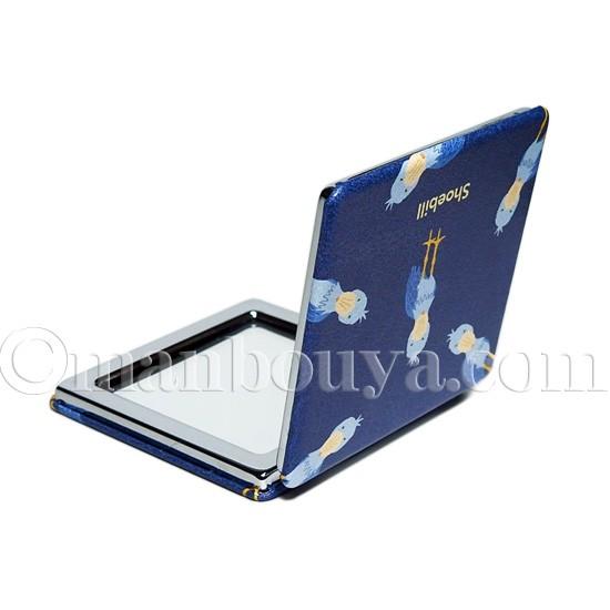 ハシビロコウ グッズ コンパクトミラー 四角 拡大鏡 ワールド