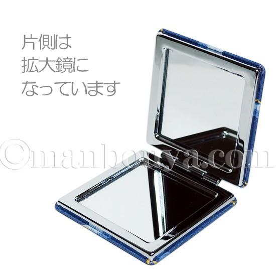 ハシビロコウ グッズ コンパクトミラー 四角 拡大鏡 ワールド