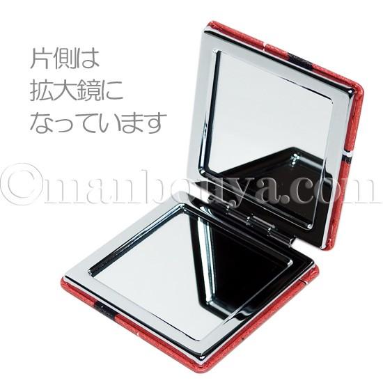 シャチ グッズ コンパクトミラー 四角 拡大鏡 ワールド商事 携帯用