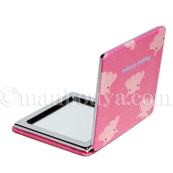 深海魚 グッズ コンパクトミラー 四角 拡大鏡 ワールド商事 携帯用