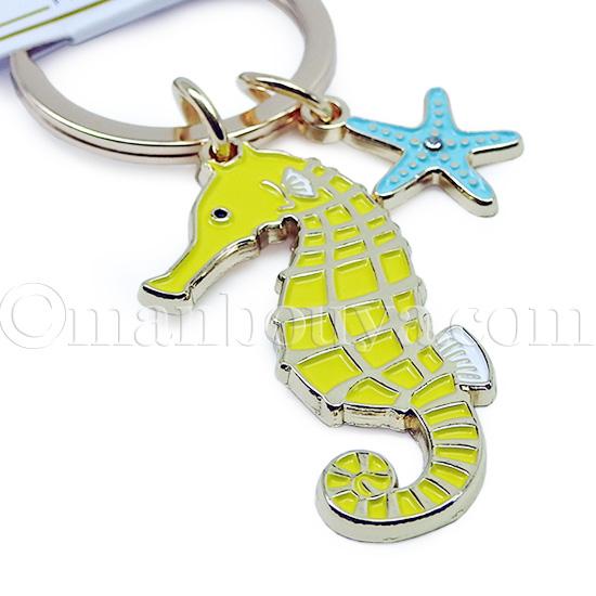 ラリマー　お守りタツノオトシゴ 　キーホルダー　 ペンダント ペンダント ラリマー　お守りタツノオトシゴ 　キーホルダー　