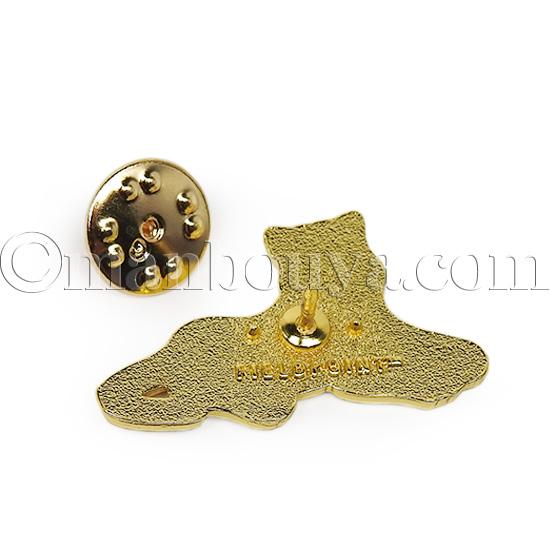 トラ グッズ 虎 ピンバッジ アクセサリー 動物園 おみやげ ピンバッヂ