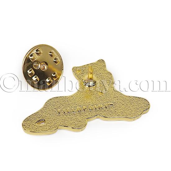 ホワイトタイガー グッズ トラ ピンバッジ アクセサリー 動物園