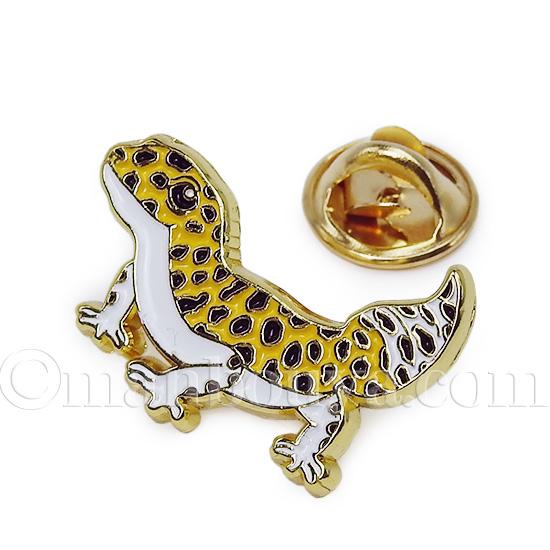 ヒョウモントカゲモドキ グッズ レオパ ピンバッジ アクセサリー ヒョウモントカゲモドキ グッズ レオパ ピンバッジ アクセサリー