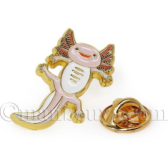 ウーパールーパー グッズ ピンバッジ アクセサリー 水族館 ピンバッヂ