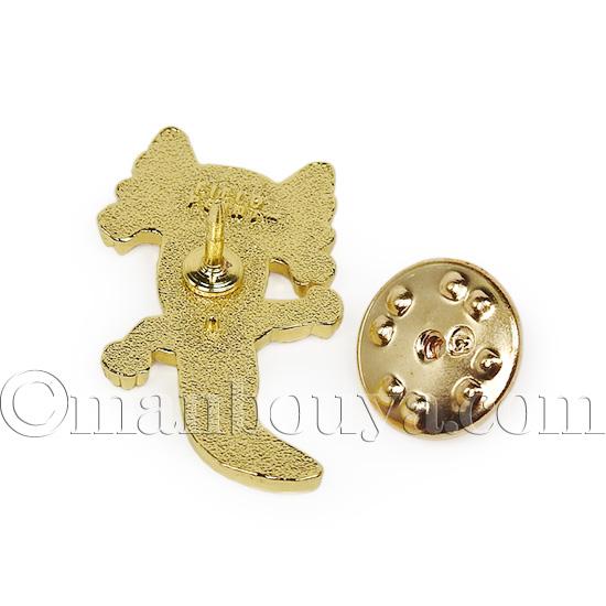 ウーパールーパー グッズ ピンバッジ アクセサリー 水族館 ピンバッヂ