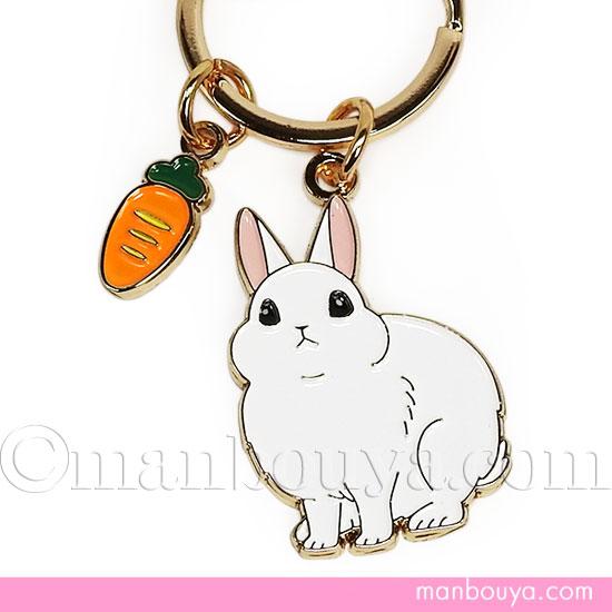 うさぎ グッズ 動物 キーホルダー おしゃれ 金属 アニマル