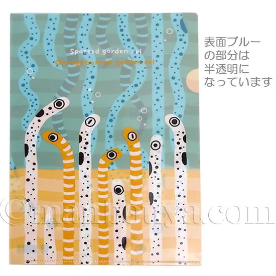 A4 クリアファイル チンアナゴ ニシキアナゴ グッズ 可愛い 文房具