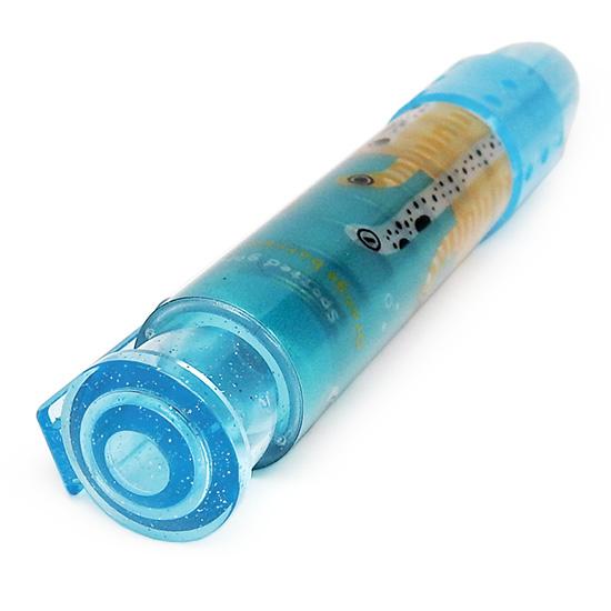 ノック式消しゴム チンアナゴ グッズ 文房具 水族館お土産 ペン型