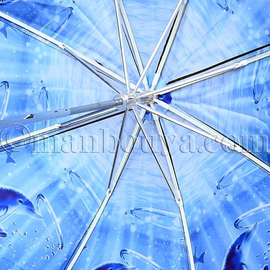 イルカ グッズ 雑貨 折りたたみ傘 晴雨兼用 UVカット クリスチャン