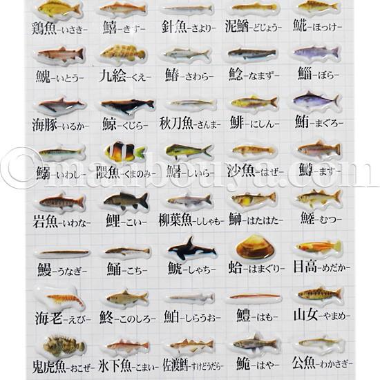 シール 海洋生物 魚 図鑑 大全シリーズ ザ アクセス お魚漢字 プチシール メール便発送可 Za まんぼう屋ドットコム Yahoo 店 通販 Yahoo ショッピング