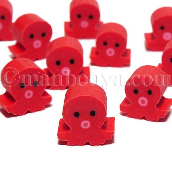 タコ ミニ消しゴム 海の動物 かわいい 文房具 ザ・アクセス プチ