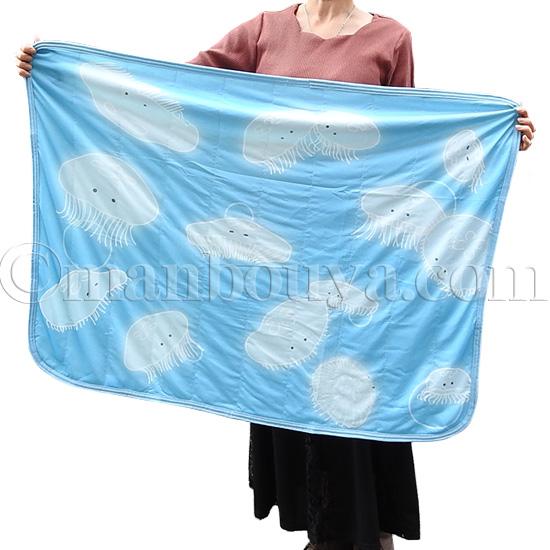 クラゲ グッズ 水族館 ひんやりブランケット 接触冷感 クールケット 海