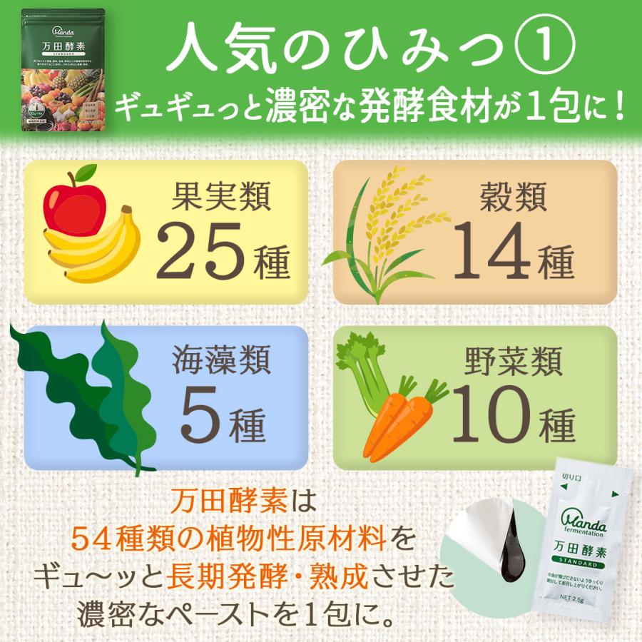 万田酵素 ペースト 公式 スタンダード ペーストタイプ 分包 約1ヶ月分