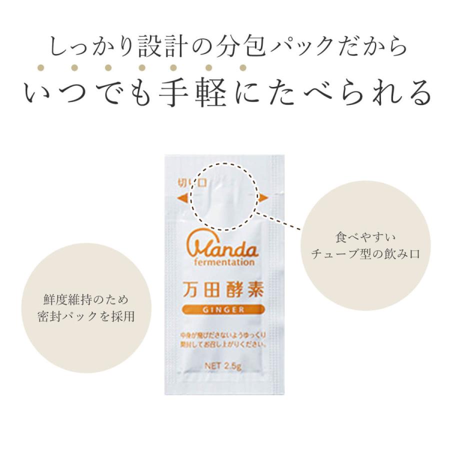 万田酵素 ペースト 公式 ジンジャー ペーストタイプ 分包 約1ヶ月分