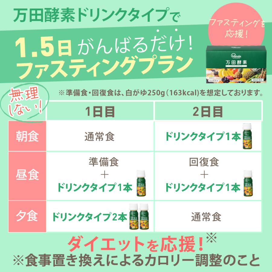 万田酵素 万田 酵素ドリンク タイプ 約10日分 サプリ ファスティング