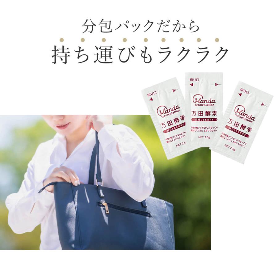 万田酵素 ペースト 公式 マルベリー ペーストタイプ 分包 約1ヶ月分