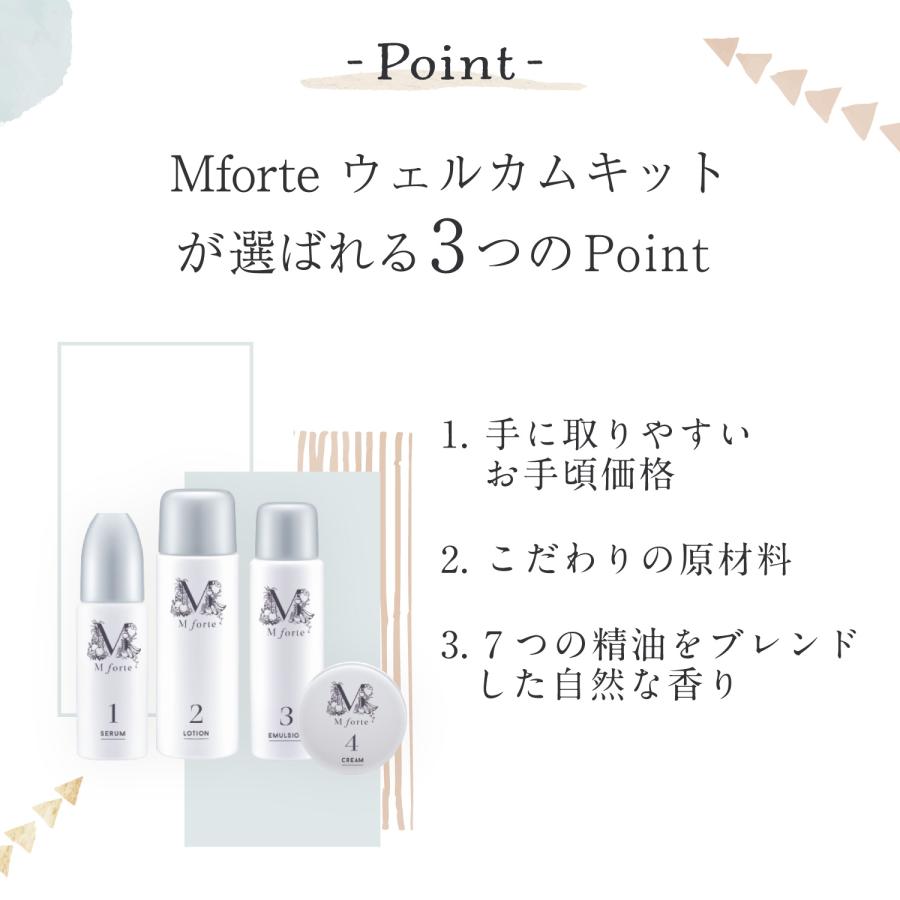 M forte エムフォルテ ウェルカムキット 4点セット ( 先行美容液 保湿