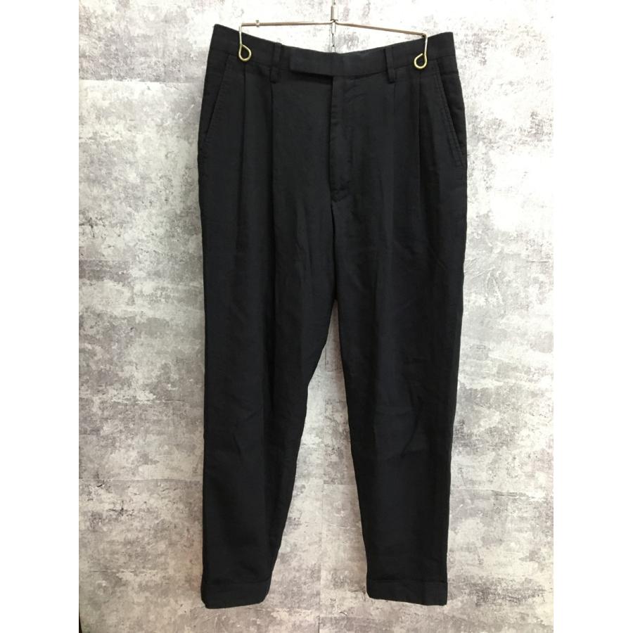 COMOLI コモリ リネンウール 2タック スラックス パンツ【4067-004