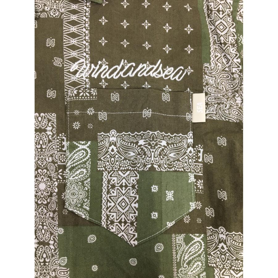 WIND AND SEA WDS PAISLEY-PATTERN S/S SHIRT ウィンダンシー 