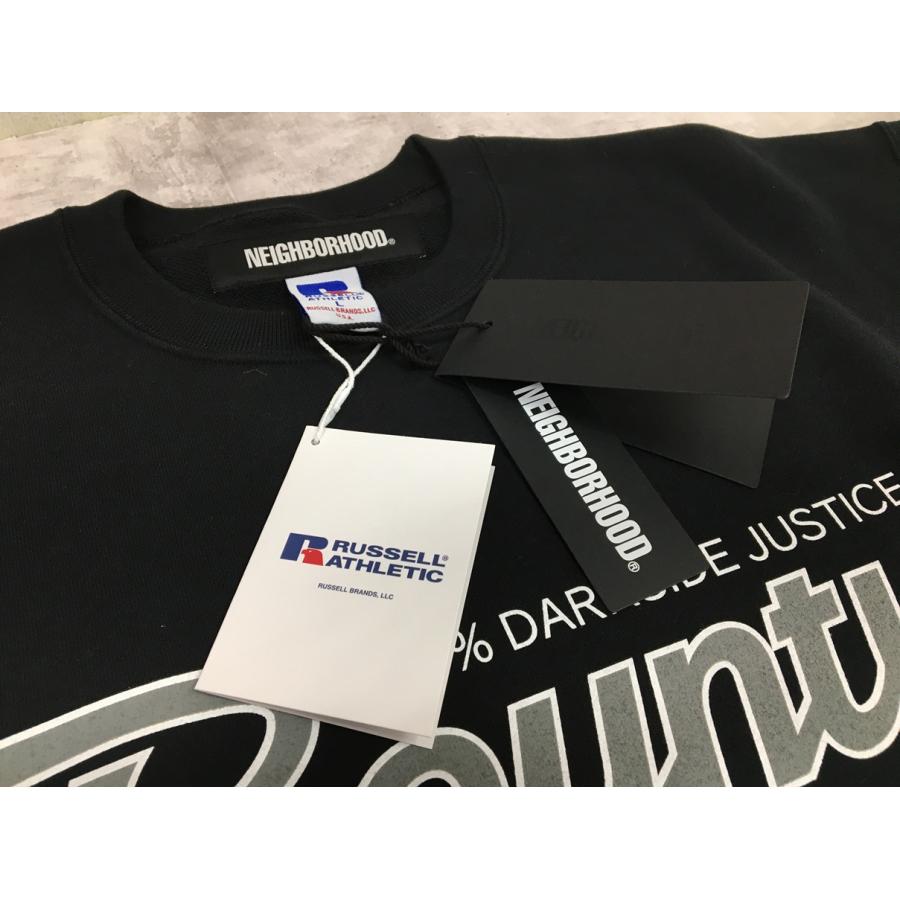 NEIGHBORHOOD NH BOUNTY HUNTER RUSSELL ATHLETIC SWEAT SHIRT LS ネイバーフッド スウェット ブラック【4840-004】 NEIGHBORHOOD（ネイバーフッド） NEIGHBORHOOD NH BOUNTY HUNTER