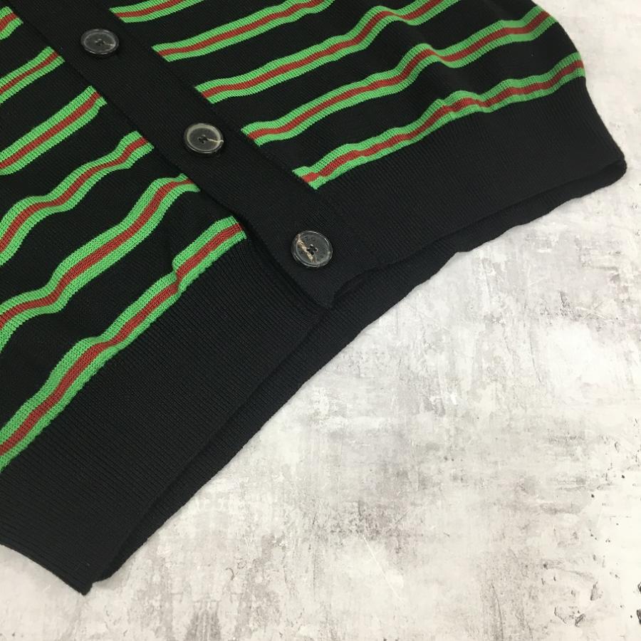 KENZO（ケンゾー） フローラル ストライプ カーディガン ニット マルチ