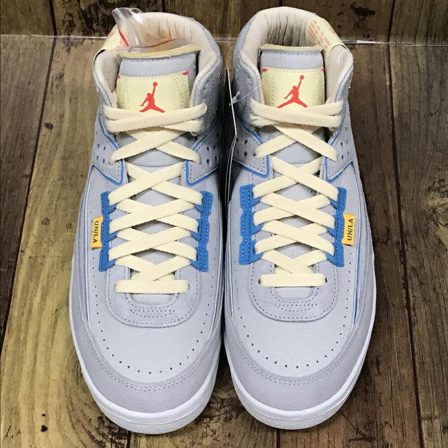 NIKE ナイキ サイズ:26.5cm / UNION AIR JORDAN 2 RETRO SP GREY FOG (DN3802-001) / ユニオン エアジョーダン2 レトロ / グレーフォグ サイレンレッド / US8.5 / ハイカット スニーカー シューズ 靴 / コラボ 別注【メンズ】【中古】 NIKE（ナイキ） × UNION AIR JORDAN 2 RETRO SP GREY FOG DN3802-001