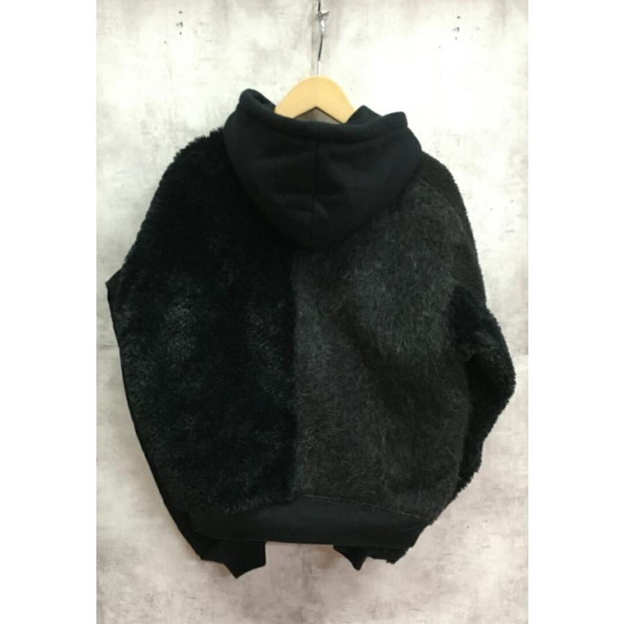 LANVIN en Bleu ランバンオンブルー 異素材ミックスフードブルゾン 