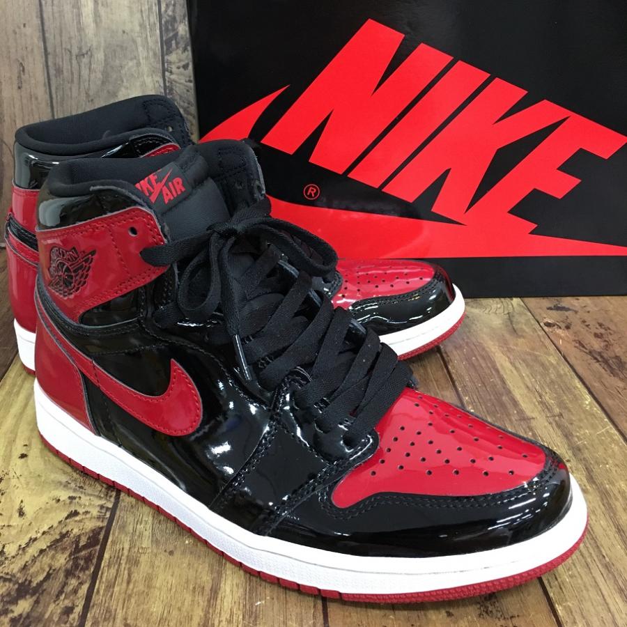 NIKE（ナイキ） NIKE AIR JORDAN 1 RETRO HIGH OG BRED PATENT エア