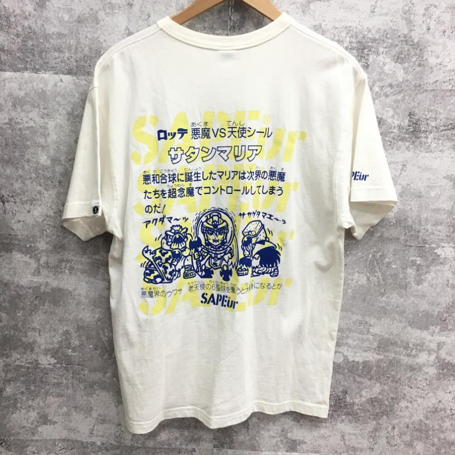 SAPEur × ビックリマン サプール サタンマリア Tシャツ【8555-004