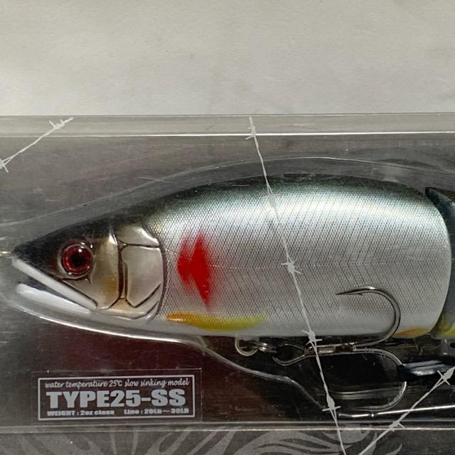 Leurre GAN CRAFT Jointed Claw 178 Type 25-SS - Blue Gill - Swimbait Glidebait Neuf - Japon