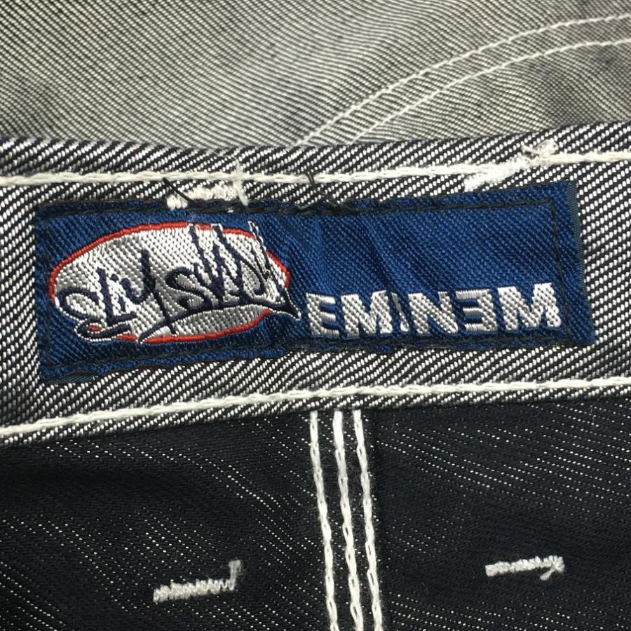 EMINEM SLIMSHADY SHINNY BAGGY DENIM エミネム シャイニーデニム