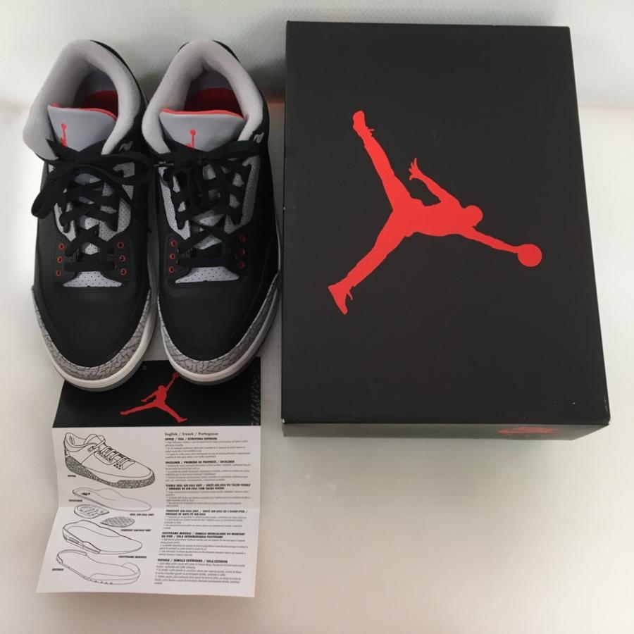 NIKE（ナイキ） NIKE AIR JORDAN 3 RETRO BLACK CEMENT エアジョーダン