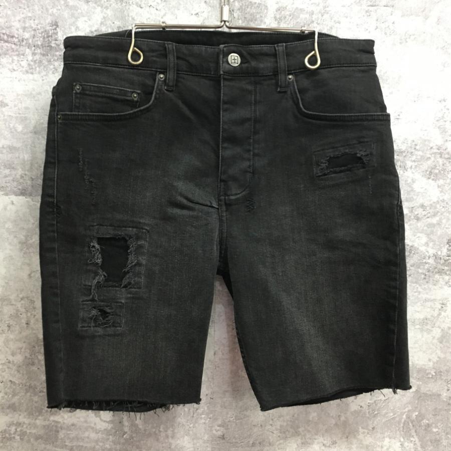Ksubi（スビ） ショートデニムパンツ ダメージ加工【8683-004】 : 万代