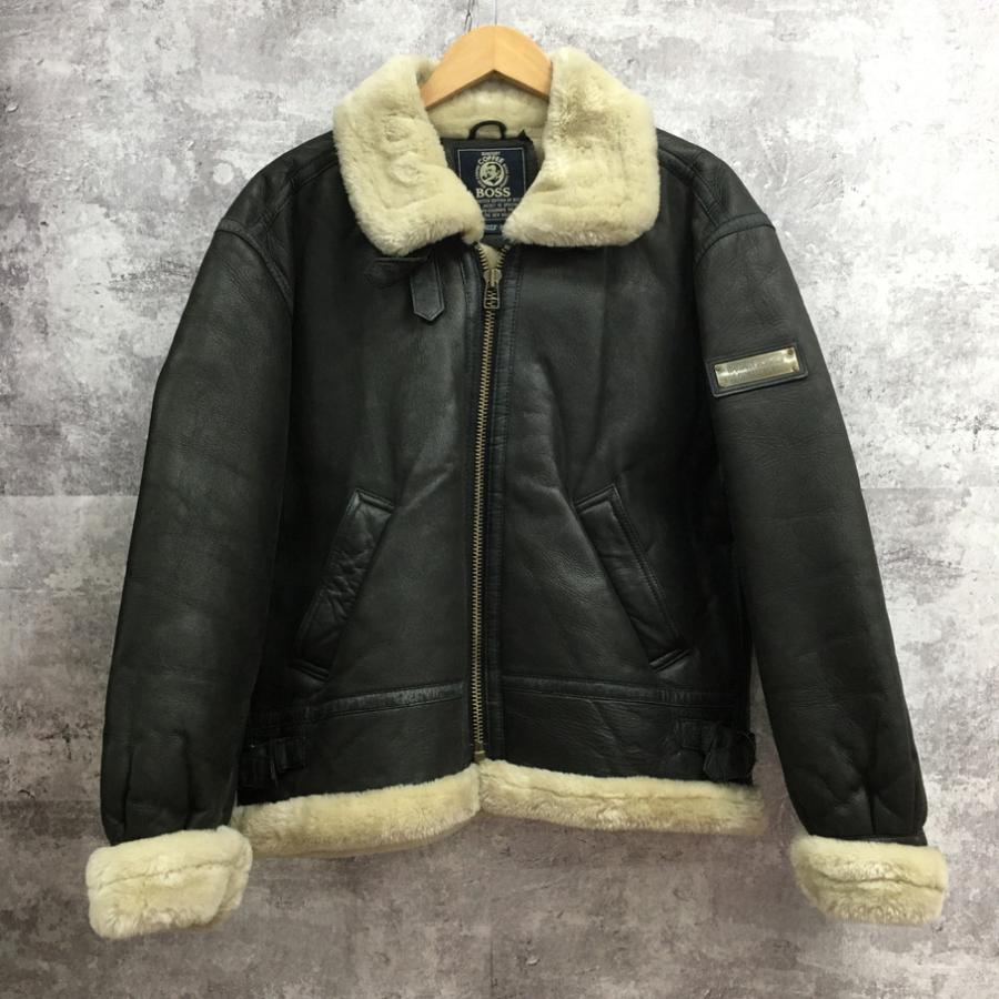 BOSS SUNTORY ボスジャン B-3 ムートン JKT 牛革【8701-004】 : 万代