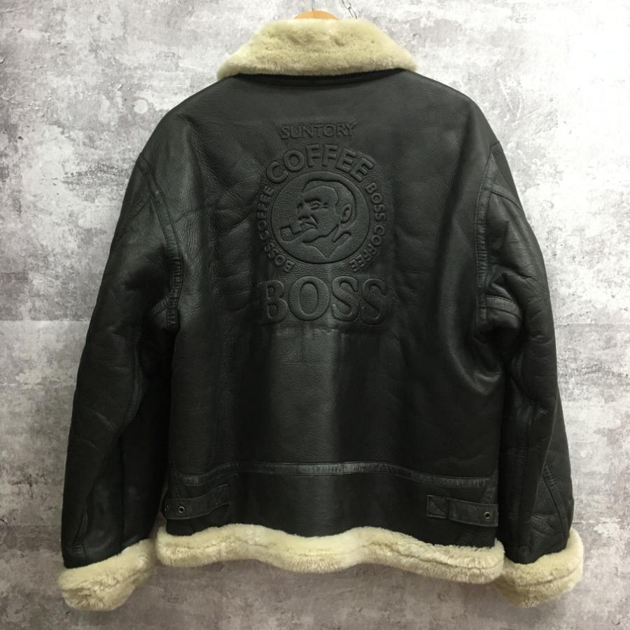 BOSS SUNTORY ボスジャン B-3 ムートン JKT 牛革【8701-004】 : 万代