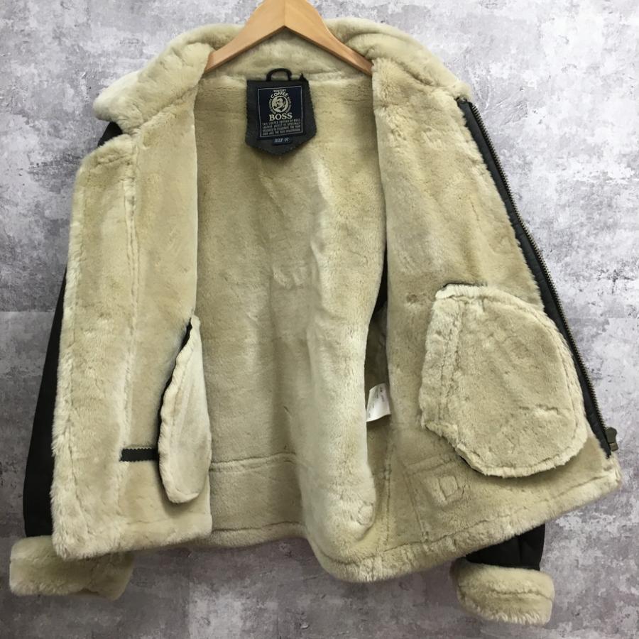 BOSS SUNTORY ボスジャン B-3 ムートン JKT 牛革【8701-004】 : 万代