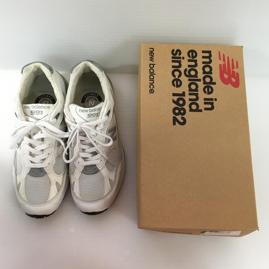 み*ー様 New Balance スニーカー ホワイト シルバー New Balance（ニューバランス） New Balance White Silver 991