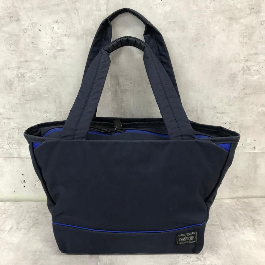 PORTER PORTER MOUSSE トート ネイビー バッグ ミニ ポーター Sサイズ 