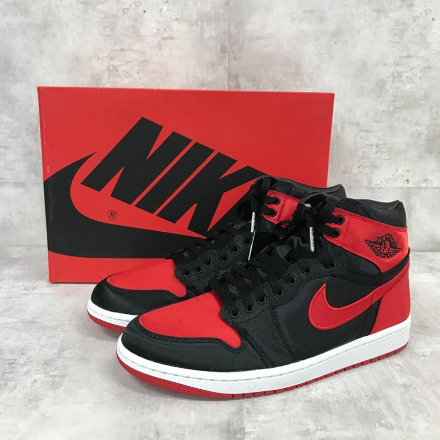 靴 NIKE WMNS AIR JORDAN 1 HI OG SATIN BRED 10/18発売｜Nike WMNS Air Jordan 1 Retro High OG 