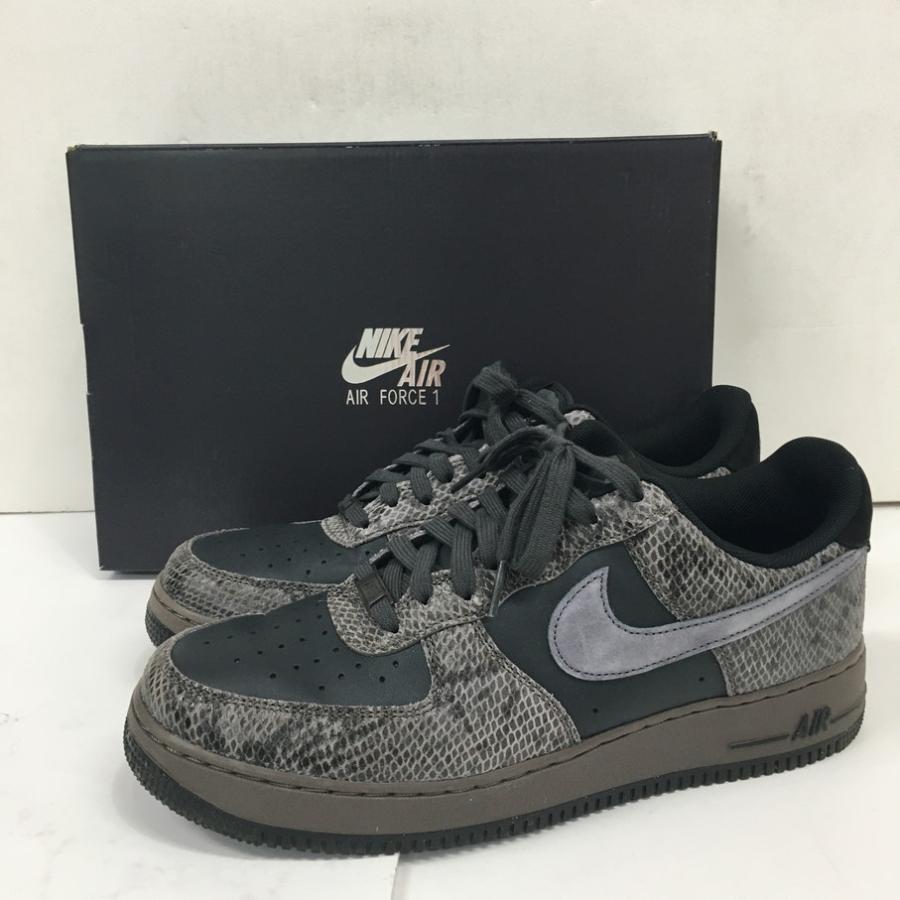 ナイキ　AIR FORCE1 07 LV8 エアフォース1 スネーク　27cm NIKE（ナイキ） NIKE AIR FORCE 1 07 LV8 BLACK SNAKE エア フォース 1