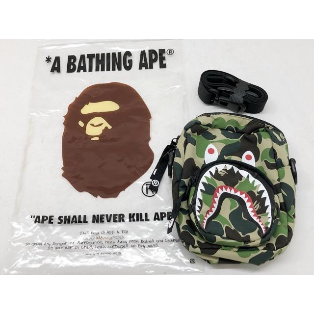 A BATHING APE(ア ベイシング エイプ) ABC CAMO SHARK MINI BAG カモ 