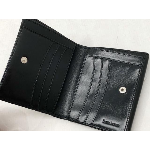 RALPH LAUREN(ラルフローレン) 千鳥柄 二つ折り財布 / ブラック