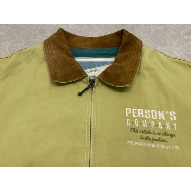 PERSON'S（パーソンズ） 80's 〜90's 韓国製 ジップアップ ブルゾン