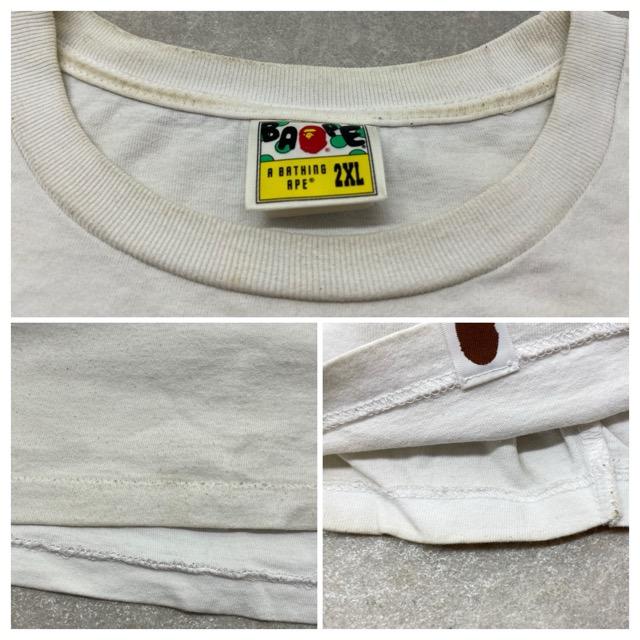 A BATHING APE（アベイシングエイプ）BAPE STA カモフラ ロゴ Tシャツ
