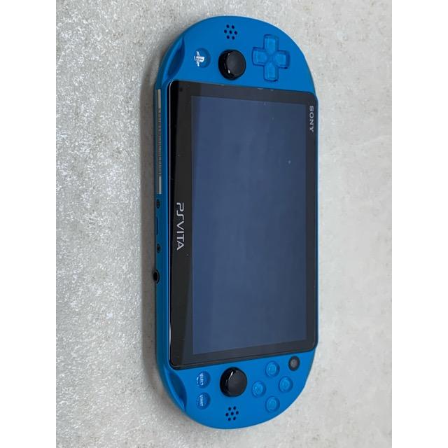 psvita 本体 ブルー PCHー2000   本体用ケース付き PS Vita PCH-2000 青 ケース付【E4323-008】064 : 万代書店ヤフー店
