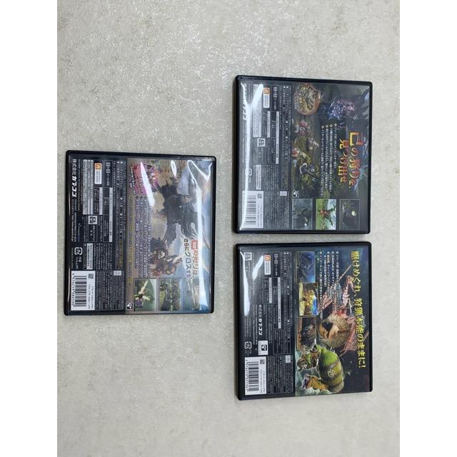 モンスターハンター 3DS ソフト 3本セット【E4335-008】053 : 万代書店