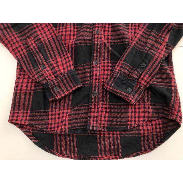 ZARA（ザラ） フード付き チェック ネルシャツ 長袖シャツ【E4800-007