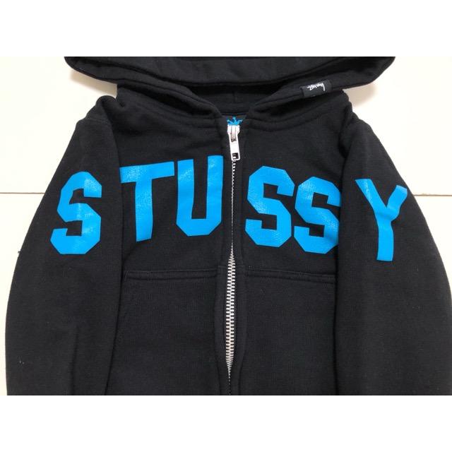STUSSY（ステューシー） ロゴプリント ジップアップパーカー KIDS 子供