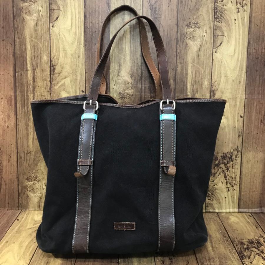 Paul Smith（ポール・スミス） キャンバス トートバッグ ブラック 革